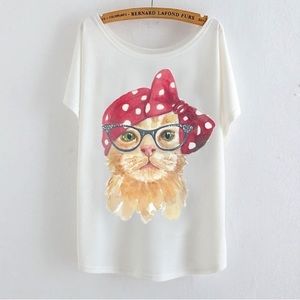Fashion Cat T-Shirt NWT